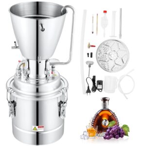 Domači destilator (destilarna) z odprtim pokrovom, 30L