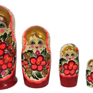 Originalna ruska matrjoška 18 cm, komplet 5 kom