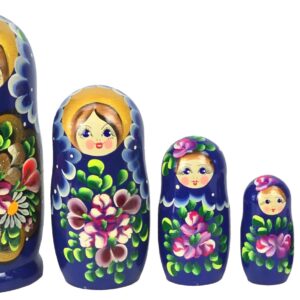 Originalna ruska matrjoška 22 cm, set 7 kom