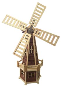 Lesen vrtni mlin na veter, vrtljiv, dekorativni 170 cm