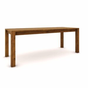 Hrastova miza 200 x 80 cm, rjavo polirana