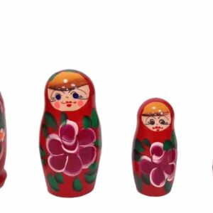 Originalna ruska matrjoška 11 cm, komplet 5 kom